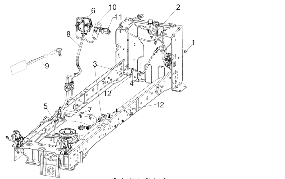 Electrical Diagram and Parts List for XT1-LT46EFI (13W9A1CN010)(2017) Cub Cadet Lawn Tractor